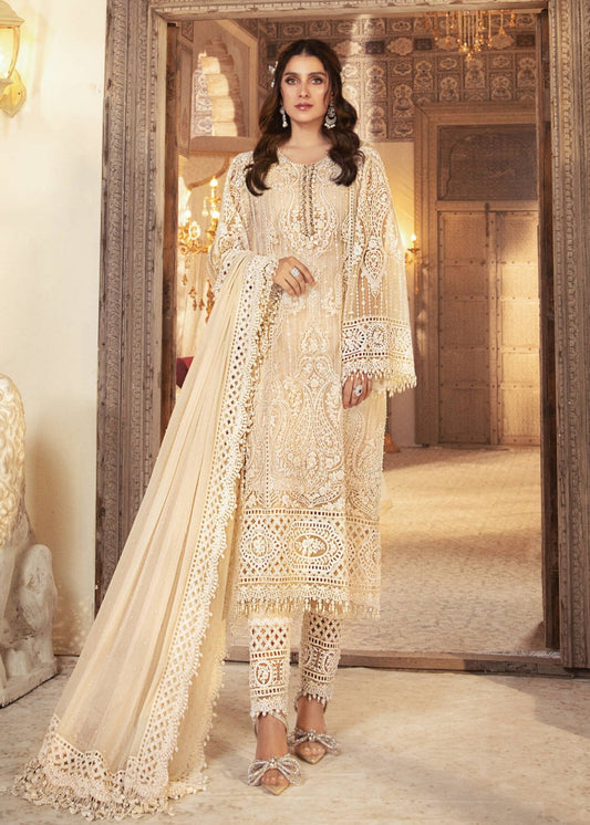 Embroidered unstitched