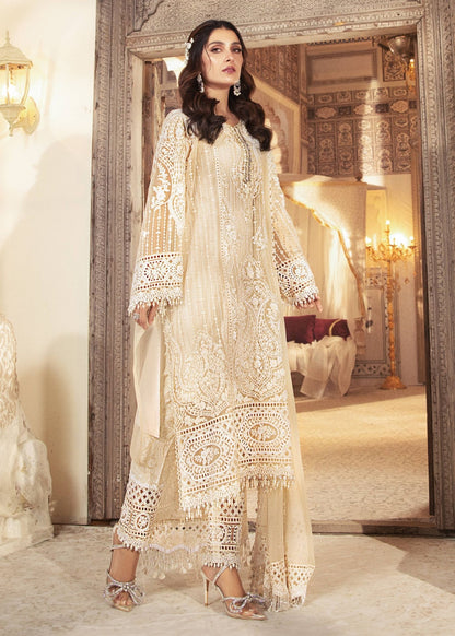 Embroidered unstitched