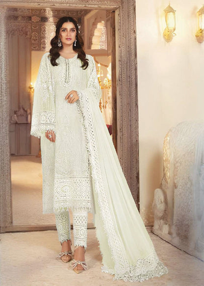 Embroidered unstitched