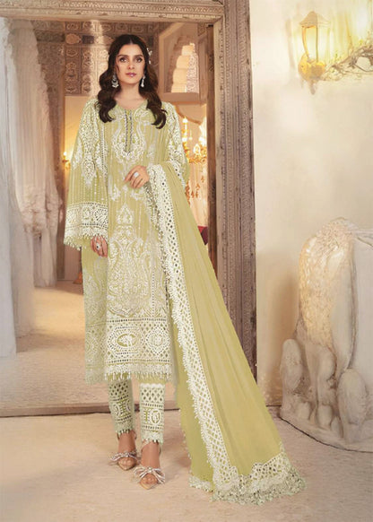 Embroidered unstitched